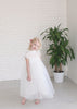 Magnolia White Ruffle & Tulle Smocked Dress - Just Couture