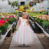 Unicorn Rainbow Tulle Skirt Gown Dress - Just Couture