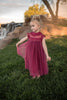 Magnolia Sangria Ruffle & Tulle Smock Dress - Just Couture