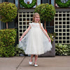 Magnolia Ivory Ruffle & Tulle Smock Dress - Just Couture